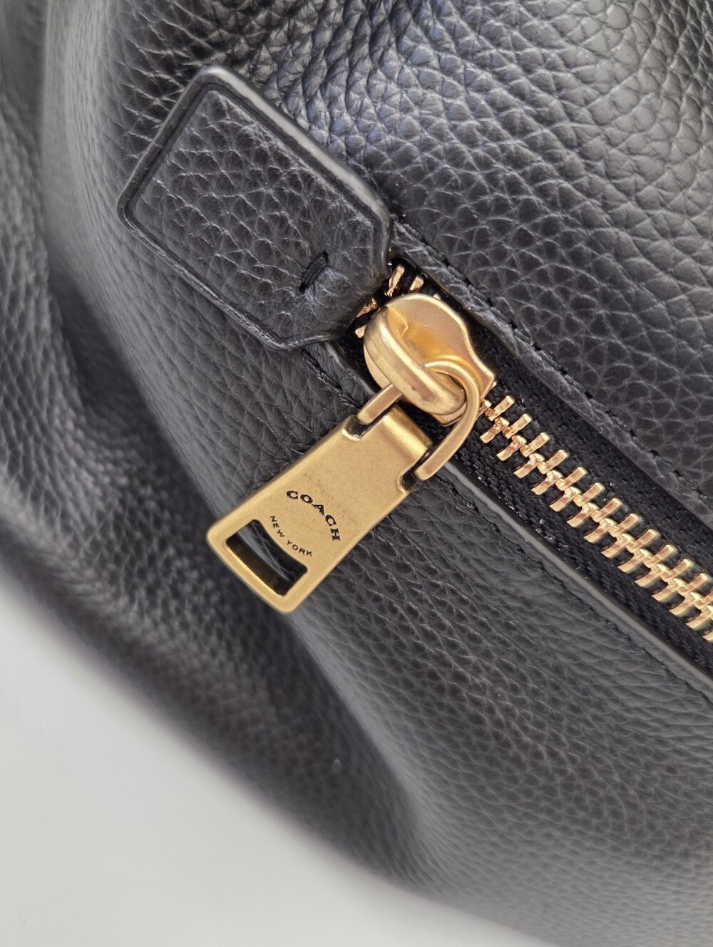 Coach Evie Black Pebbled Leather Backpack - Picture 2 of 11